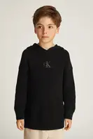 Dětský svetr Calvin Klein Jeans 0 černá barva, IB0IB02413