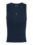 Tommy Jeans Top 'Essential'  tmavomodrá