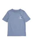 Calvin Klein Jeans Tričko  kráľovská modrá / čierna / biela