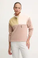Mikina Picture Arcca 1/4 Zip dámská, růžová barva, vzorovaná, SWT0161