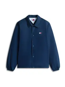 Tommy Jeans Prechodná bunda  námornícka modrá