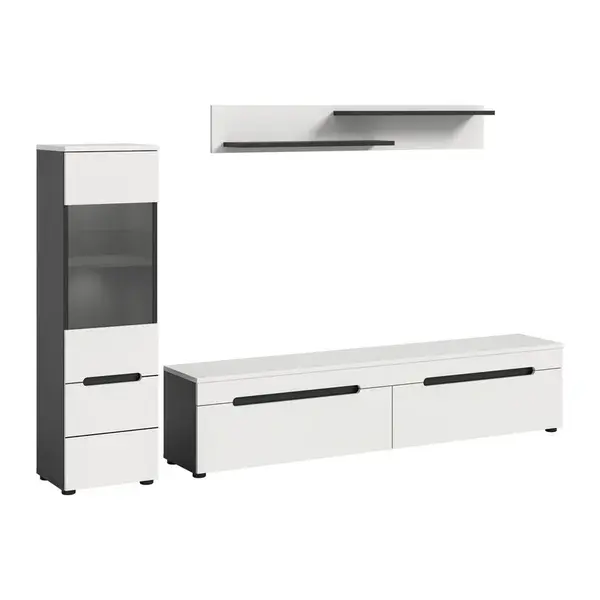 Livetastic OBÝVACÍ STĚNA bílá