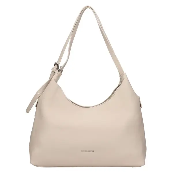 Dámská kabelka přes rameno David Jones Quida - béžová