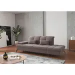 Sit & More LENOŠKA, textil, šedohnědá