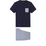 CELIO GIPYSHORT Pánské pyžamo, tmavě modrá, velikost