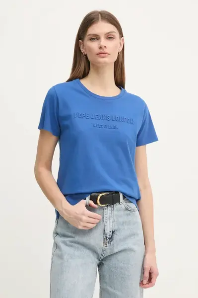 Bavlněné tričko Pepe Jeans LORETTA