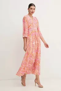 Šaty s příměsí hedvábí Hale BOB Abby