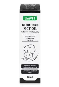 Roboran MCT olej CBD 5% CBG 2,5% 10ml