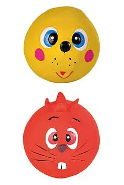 Hračka pes míč Xichtík guma 6cm Trixie