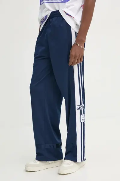 Tepláky adidas Originals Adibreak tmavomodrá barva, s aplikací, JD4268