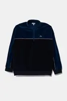 Dětská mikina Lacoste tmavomodrá barva, vzorovaná, SJ2466