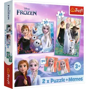 Puzzle Disney Princezny 2v1 + pexeso