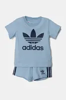 Kojenecká sada adidas Originals modrá barva, JC6578