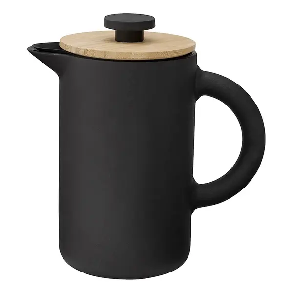 Konvička na čaj Stelton Theo 1,25 L černá barva
