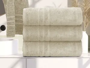 Osuška Comfort Maxi 100x200 cm krémová, 100% bavlna