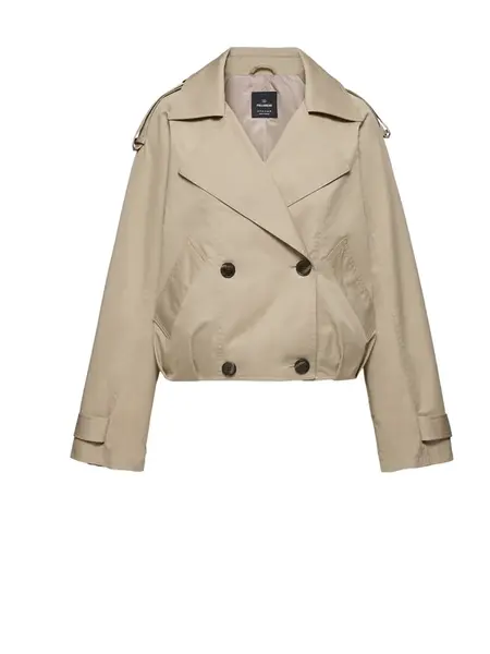 Pull&Bear Prechodný kabát  piesková