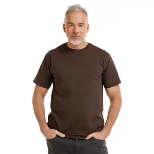 Bushman Pánské tričko Lamin, tmavě hnědé XXXXL