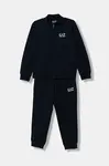Dětská bavlněná tepláková souprava EA7 Emporio Armani