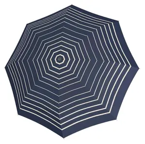 Dámský deštník Doppler Fiber Magic Timeless Blue Stripes