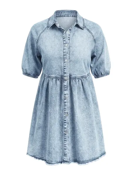 Imily Bela Šaty  modrá denim