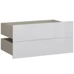 Zásuvky 2 ks Moduklix Na vešiak na oblečenie 74,1 Biely Lesk