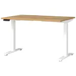 Novel PSACÍ STŮL, bílá, barvy dubu, 120/80/72-118 cm