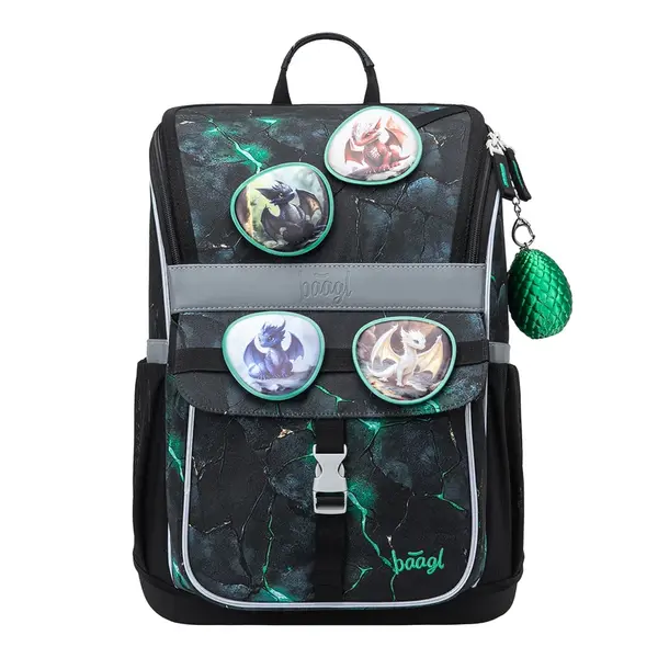 Baagl Školní aktovka Zippy Draci