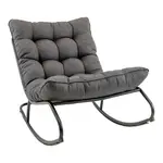 Ambia Garden ZAHRADNÍ HOUPACÍ KŘESLO kov, textil