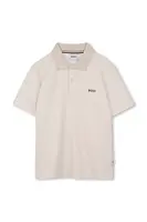 Dětská bavlněná polokošile BOSS