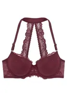 LASCANA Podprsenka  tmavočervená
