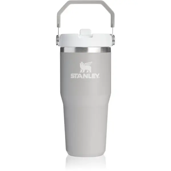 Stanley IceFlow™ Flip Straw 2.0 Tumbler termofľaša z nehrdzavejúcej ocele Ash 410 ml