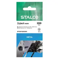 Šroub samovrtný, typu TEX, BTEX200 3,9 x 11 mm, STALCO, bal.200 ks