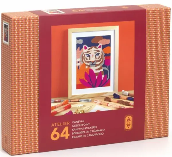 DJECO Vyšívací sada Atelier 64 - -