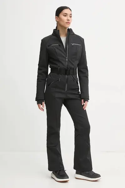 Lyžařský oblek Guess černá barva, W4PD1M WH1S0