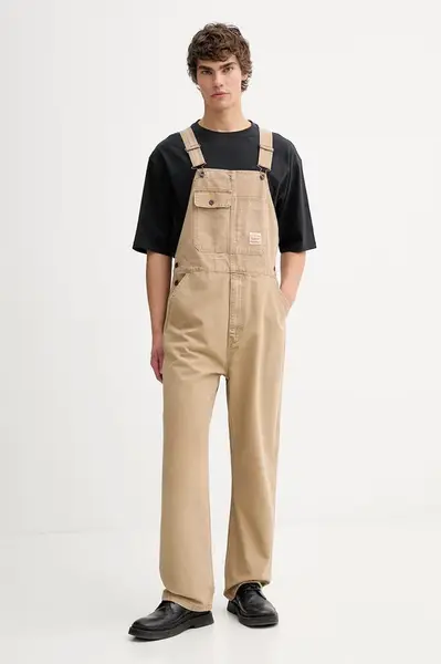 Džínové lacláče Levi's LOOSE OVERALLS x WORKWEAR