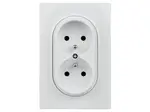 Dvojzásuvka ELECTROMALT OVA1029W OVAL