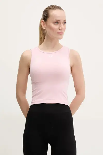 Tréninkový top Under Armour Train Seamless fialová barva, 1379148