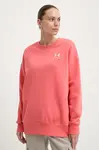 Mikina Under Armour dámská, růžová barva, s aplikací, 1379475