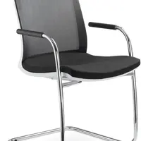 LD SEATING Konferenční židle LYRA NET 213-Z-N4, kostra chrom