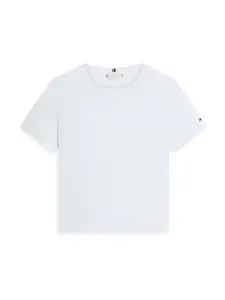 TOMMY HILFIGER Tričko  svetlomodrá / biela