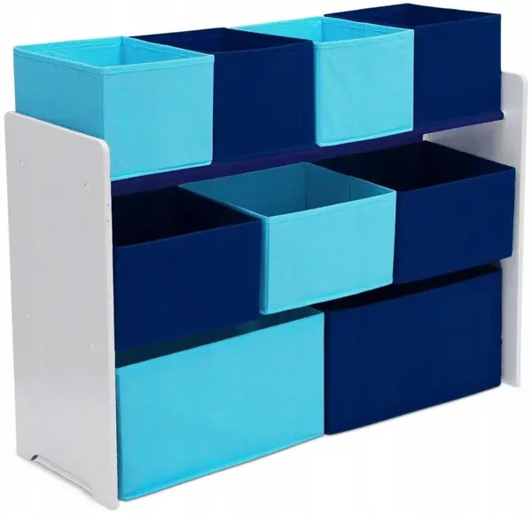 BHome Organizér na hračky modrý