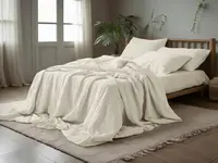 Mušelínové obliečky PURELY krémové Rozmer obliečky: 80 x 80 cm | 135 x 200 cm