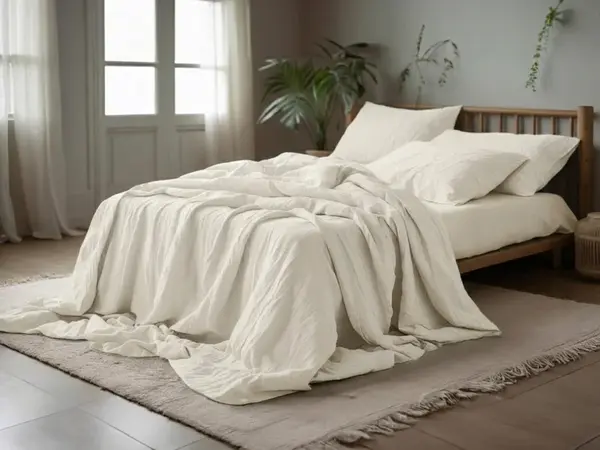 Mušelínové obliečky PURELY krémové Rozmer obliečky: 80 x 80 cm | 135 x 200 cm