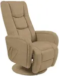 HALMAR Relaxační masážní křeslo PULSAR 2 béžové látka