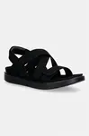 Semišové sandály Ecco Soft Sandal W