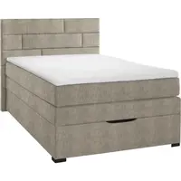 Carryhome POSTEL BOXSPRING, 120/200 cm, šedohnědá