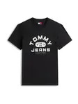 Tommy Jeans Tričko 'GYM'  čierna / biela