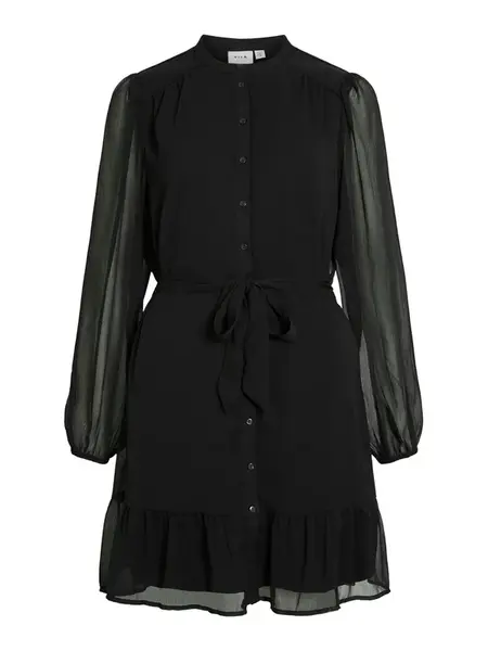 VILA Šaty 'VIFalia'  čierna