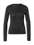 VERO MODA Tričko 'VMLAVA'  čierna / strieborná