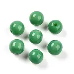 Opaque Solid Color Glass Beads